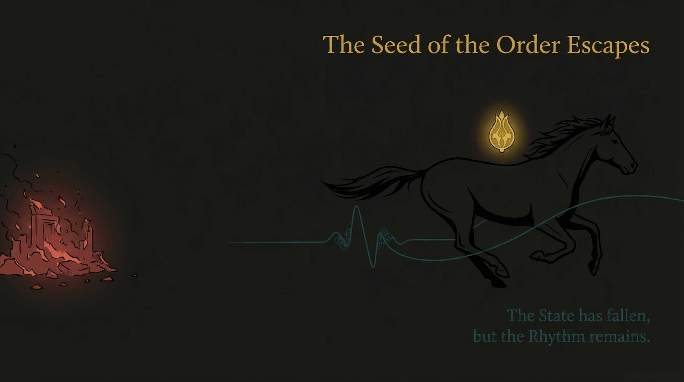 بذرِ نظم فرار می‌کند