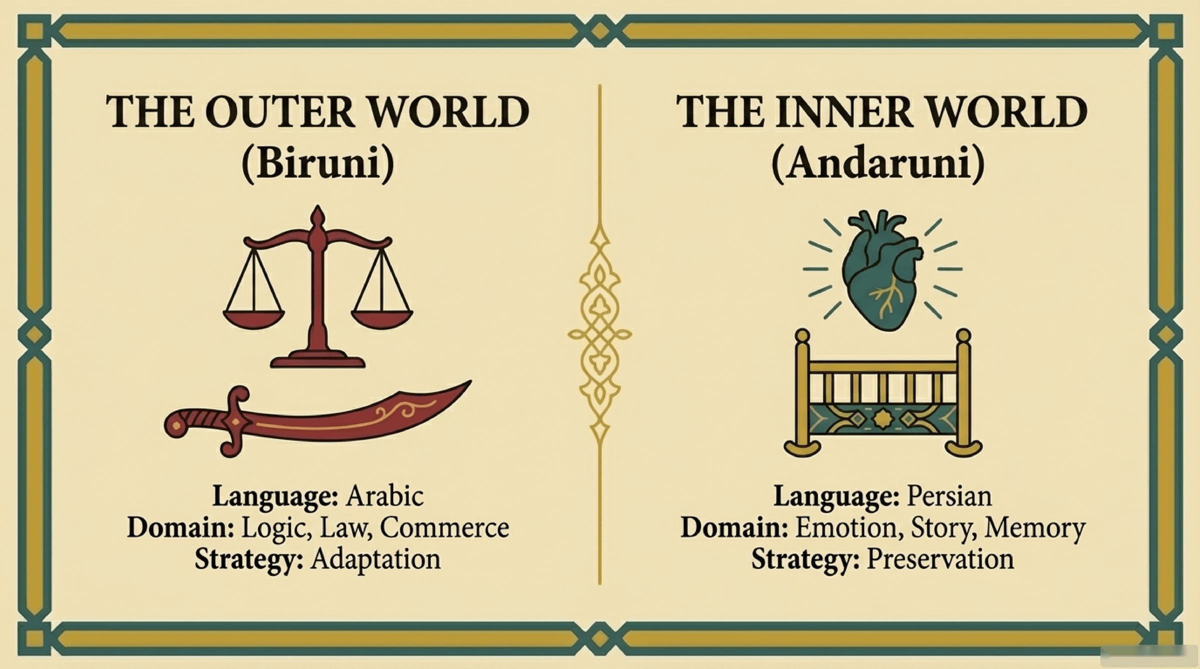 دنیایِ درونی و بیرونی